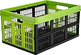 UPC 853520005211 product image for CleverMade CleverCrates Collapsible Storage Container, 45 Liter Grated Utility C | upcitemdb.com