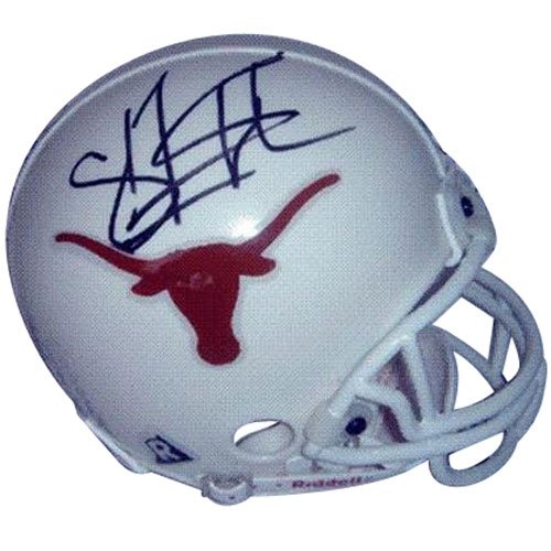 Sloan Thomas Autographed/Hand Signed Texas Longhorns Mini Helmet
