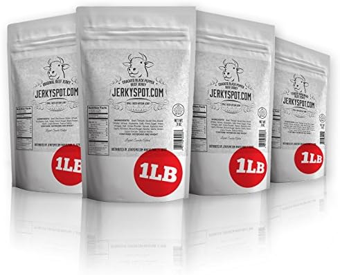 (3LBs 13oz) Beef Jerky Variety Gift Pack, 4 Fan Favorite Flavors (Sweet Teriyaki &amp; Pepper, Sweet Teriyaki, Sweet Habanero &amp; Dry Original)