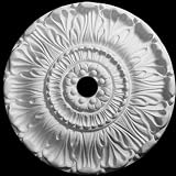 Plaster Moulding Ceiling Medallion (Item #470207) Hand Carved & Sculpted From Plaster with Its Decorative Architectural Design, 24