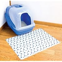 Drymate Cat Litter Box Mat Grey 20 inch x 28 inch