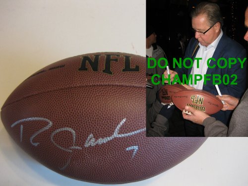RON JAWORSKI,PHILADELPHIA EAGLES,RAMS,CHIEFS,DOLPHINS,SIGNED,AUTOGRAPHED,NFL FOOTBALL,WITH PROOF + COA