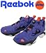 【Reebok】PUMPFURY ＣＬＡＳＳＩＣ/ポンプフューリースニーカー/パープル-オレンジ