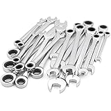 Craftsman 20 Piece Ratcheting Wrench Set, Inch / Metric