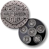Harley-Davidson Diamond Plate, Armed Forces Nickel Antique Coin
