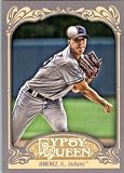 2012 Topps Gypsy Queen Baseball Card # 97 Ubaldo Jimenez - Cleveland Indians (ENCASED MLB Trading Card)