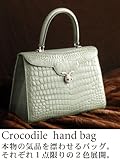 【財布】【各1点限り!!】クロコダイルシャイニングノーマルハンドバッグ(No.3407)【セール中】