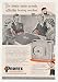 1947 Perfex Tireless Twins Electric Clock Thermostat Print Ad