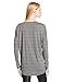 BCBGeneration Women's Striped V Neck Surplice Tunic Shirt