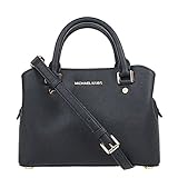 【MICHAEL KORS】30S6GS7S1A マイケル・コース　2WAYバッグ　Savannah Small patenet Saffiano leather Satchel　レディース OL風/