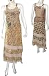 Skirt Top Set Georgette Embroidery Womens Casual Sundresses Size S