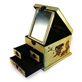 Coffret a Bijoux Decoration Dragon Jaune