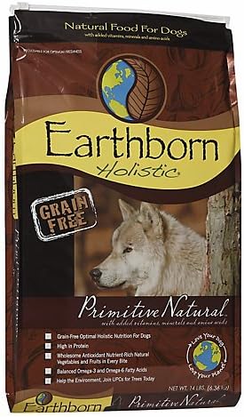 Earthborn Grain Free Primitive Dry Dog Food 28lb
