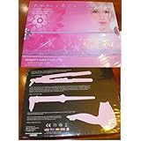 ISO Beauty Twister Curl Hair +Blow Travel Dryer+straightner Hair Iron All Pink Dual Voltage 110v-220v