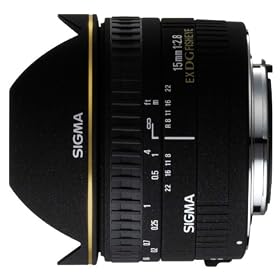 Lens Sigma 15mm f 2.8 EX DG Diagonal Fisheye Lens for Sigma SLR Cameras B000CDA7ZS