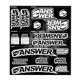 Answer Racing Bike Kit MotoX Motorcycle Graphic Kit Accessories - Black One Size Fits... by Answer