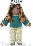 Malia Earth Girl - 14 Heirloom Quality Doll, Safe, Non-toxic