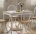 Furniture online: Tile Top Dining Table - White/ Natural
