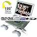 12.5 Inch Swivel Screen Portable DVD MP3 DIVX Jpeg Player with Built-in TV, SD/MMC/USB Card Reader and 300 Games