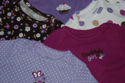 Carters Daddy's Girl Multi-Pack Bodysuits- 9-12 mo.