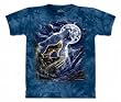 Wolf Spirit Moon T-Shirts 100% Cotton Short Sleeved Shirt