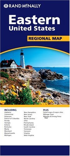 City Travel Guides Discounted  Books : Eastern US Regional Map