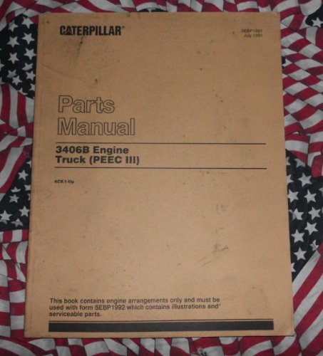 Best Cheap Caterpillar 3406B Truck Engine PEEC III Part Book 4CK1