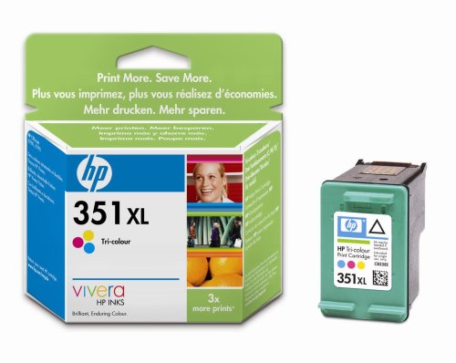Childrens Toyshop  Electronics : HP 351XL - Print cartridge - 1 x colour (cyan, magenta, yellow) - 580 pages