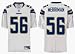 Shawne Merriman San Diego Chargers #56 Authentic Reebok NFL Football Jersey - New 2007 Design (White