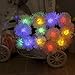 Lychee Two Tilted Solar panelsChuzzle Solar Fairy String Lights for Room Home Garden Christmas Party Decoration (Multicolor, 4.8m 20Leds) Black Friday Sale