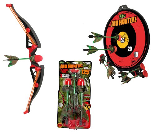 Air Hunterz Bow Set: Zing Z-Curve Bow plus Zing Target and Refill Arrows