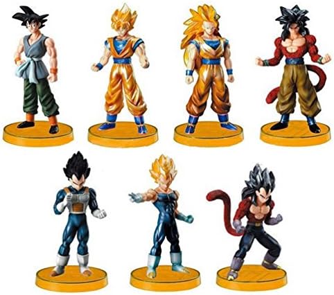 TL Dragon Ball Dragon Ball Z DBZ Anime Characters Action Figures Dragon Ball One Set of 7 PVC Dolls