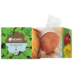 Ebelin Kosmetikt�cher Dekorbox, 2er Pack (2 x 100 St�ck) verschiedene unsortierte Muster