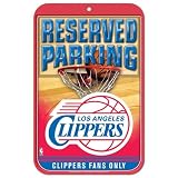 Los Angeles Clippers Reserved Parking 11x17 Sign