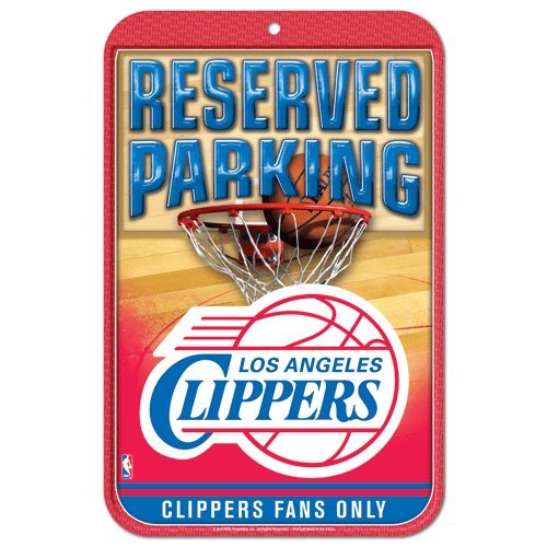 Los Angeles Clippers Reserved Parking 11x17 Sign