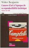L'oeuvre d'art � l'�poque de sa reproductibilit� technique : Version de 1939