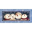 Snowman Heads Boxed Christmas Cards (Pk of 2)