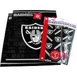 Pro Specialties Oakland Raiders Large Size Gift Bag & Wrapping Paper