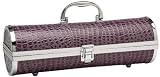 Gala Purple Croc Wine Purse