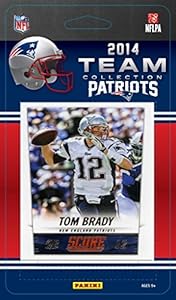 New England Patriots 2014 Score NFL Football Factory Sealed 11 Card Team Set with Tom Brady, Julian Edelman, Revis, Jimmy Garoppolo Rookie Card Plus