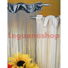 Fadenvorhang weiss 140 breit x 250 cm hoch