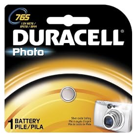 Duracell MS76BPK Photo Batteries, Size 1.5 Volt Silver Oxide