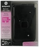Exspect Breast Cancer Campaign Leather Slip Case with Diamonte for iPhone 3GS - Black
