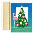 Tropical Holiday Tree Christmas Cards -