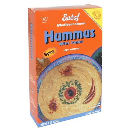 Sadaf Hummus Dip Mix, Spicy, 6-Ounce Boxes (Pack of 6)