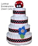 Ladybug Biodegradable Diaper Cake