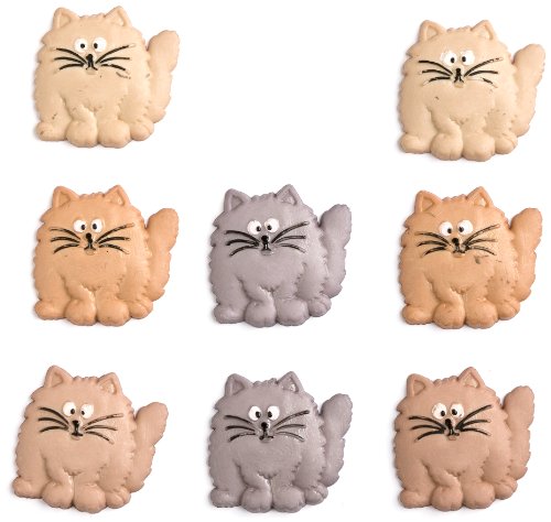 Jesse James(1-Pack) Dress It Up Button Fun Collection #5830 Fat Cats 5830-1P