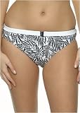 Calvin Klein. Fern Print contrast belted bikini bottom