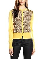 Giorgio Grati Chaqueta Punto Gemma (Leopardo / Amarillo)