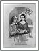 Historic Print (XL): Laura Bridgman teaching Oliver Caswell to read, both being deaf,...